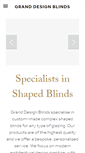 Mobile Screenshot of granddesignblinds.com